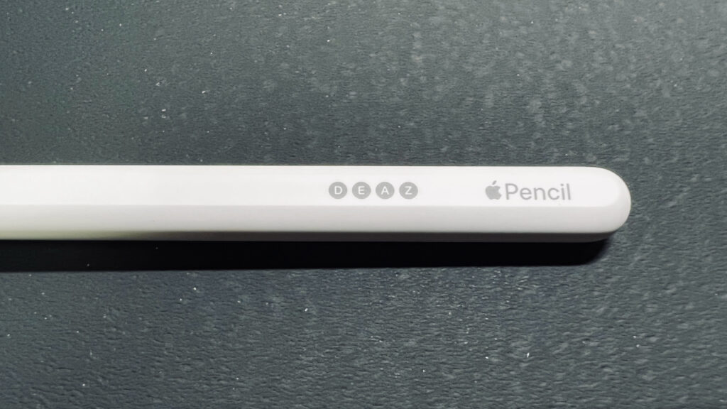 Apple Pencil 2の刻印